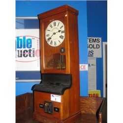 NATIONAL TIME RECORDER COMPANY LONDON ENGLAND PUNCH CLOCK