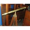 Image 2 : EARLY 1900S BRASS TELESCOPE WITH TRIPOD STAND