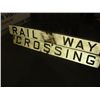 Image 1 : VINTAGE RAILWAY CROSSING 2PC SIGN