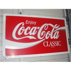 TIN COCA COLA ADVERTISEMENT SIGN
