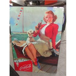 DRINK COCA COLA ADVERTISEMENT PRINT ON BOARD
