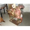 Image 2 : GROUP OF 3 WOOD CARVED ANIMALS; NOSTALGIC CAROUSEL HORSE, WAR HORSE, AND GOOSE