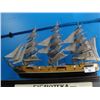 Image 1 : LARGE WOODEN MODEL SAILING SHIP THE FRAGATA SIGLO XVIII