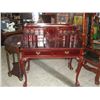 Image 2 : MAHOGANY CHIPPENDALE STYLE WRITING DESK