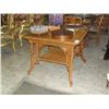 Image 1 : CARVED OAK PARLOUR/ GAMES ROOM TABLE