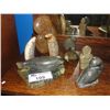 Image 1 : GROUP LOT OF ASSORTED INUIT SOAP STONE CARVINGS; SCRIMSHAW, FAUX WHALES TEETH, ETC