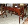 Image 1 : MAHOGANY 2 DRAWER HALL TABLE