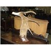 Image 1 : MOOSE ANTLER WITH BALD EAGLE CARVED NUB