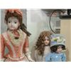 Image 2 : 3 PORCELAIN COLLECTORS DOLLS; 2 ARE STAMPED GERMANY ON BACK OF NECK