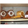 Image 2 : GROUP OF 4 VINTAGE MANTEL CLOCKS