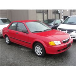 1999 MAZDA PROTEGE 4DR VIN# JM1BJ2220X0185273