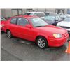 Image 1 : 2005 HYUNDAI ACCENT 5 HATBK VIN# KMHCG35CX5U324422
