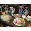 Image 2 : SHELF LOT OF ASSORTED PORCELAIN AND CERAMICS; BOWLS, VASES, JUGS, ETC