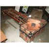 Image 1 : 3 VINTAGE TRUNKS AND A LAUNDRY STAND