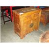 Image 1 : PRIMITIVE ORIENTAL 2 DRAWER WITH BOTTOM CUPBOARD DOVETAILED WASH STAND