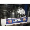 Image 1 : BOX FULL OF ASSORTED PEWTER WARES