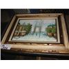 Image 2 : SHELF LOT OF 5 FRAMED ORIGINAL PAINTINGS