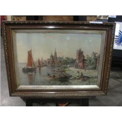 PAIR OF ANTIQUE FRAMED DUTCH PRINTS