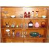Image 1 : LARGE LOT OF ASSORTED COLLECTORS ART GLASS; VASES, BOWLS, FIGURINES, ETC