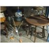 Image 2 : LARGE GROUP LOT OF ASSORTED ANTIQUE FURNITURE PIECES; END TABLES, MAGAZINE TABLES, ETC