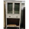 Image 1 : ANTIQUE PAINTED WHITE COUNTRY CABINET