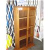 Image 1 : SMALL OAK DISPLAY CABINET