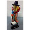 Image 2 : Hand Blown Art Glass Clown (possibly Murano) (7" high)