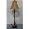 Image 1 : Designer Pedestal Lamp (32" high)