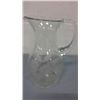 Image 1 : Etched Glass Jug With Applied Handle