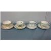 Image 1 : 4 Assorted Bone China Cups and Saucers