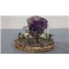 Image 1 : Amethyst Cluster Mining Scene (3.75" high, 5.5" wide)