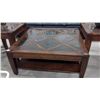 Image 2 : Large Marble Top Coffee Table and 2 End Tables