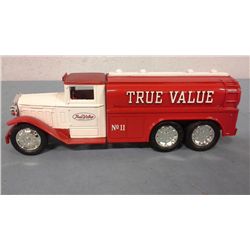 Older Metal "true Value" Coin Bank Truck (8" long)