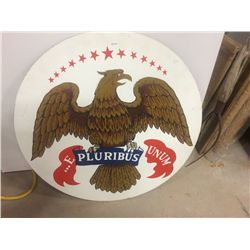 Pluribus Round Sign