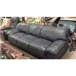 Bonded Leather Sofa & Rocking/Swivel Recliner