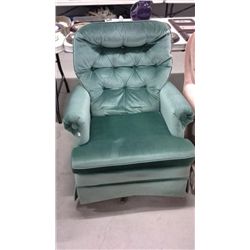 Green Rocking Upholstered Chair