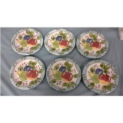 6 Black Forest Fruits Plates