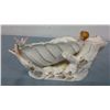 Image 3 : Antique Tree Vase and Leaf Bowl With Cherubs and Flowers