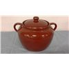 Image 1 : Pottery Bean Crock (6.5" high, 7.5" diameter)