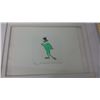 Image 2 : Michigan J. Frog Framed Colored Etching (7.25" X 9.25" including frame)