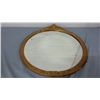 Image 1 : Round Gilt Framed Mirror (21.5" diameter)