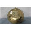 Image 2 : Heavy Solid Brass Asian Motif Bowl (2.5" high, 4" wide)