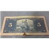 Image 2 : 1937 Canadian Five Dollar Bank Note