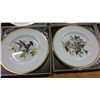 Image 2 : Set of 8 Boehm Bone Porcelain Bird Plates