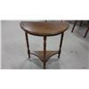 Image 1 : Vintage Half Moon Table