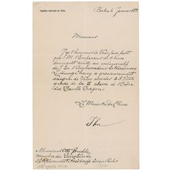 Li Hongzhang Autograph Letter Signed