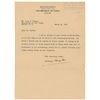 Image 1 : Wang Chung-hui Typed Letter Signed
