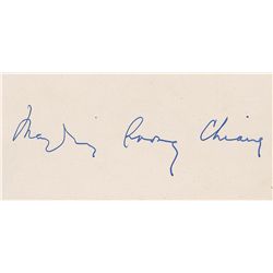 Madame Chiang Kai-shek Signature