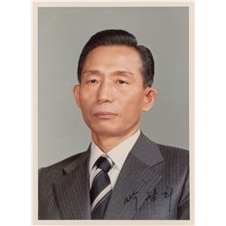 Park Chung-hee Signed Photograph