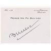 Image 2 : Prince Nguyen Phuc Buu Loc Autograph Note Signed
